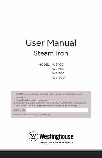 Pursteam 1700w Steam Iron Manual-page_pdf